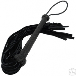 Suede Flogger With Long Handle Suede Flogger With Long Handle