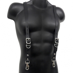 Thin Width Leather Suspenders Thin Width Leather Suspenders