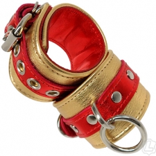 Red And Gold Elegant Cuffs Red And Gold Elegant Cuffs