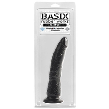 Basix 7 Inch Black Dildo Basix 7 Inch Black Dildo