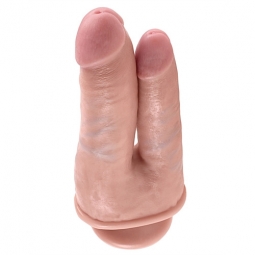 King Cock Double Penetrator - Flesh King Cock Double Penetrator - Flesh