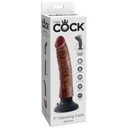 King Cock 7 Inch Vibrating Cock King Cock 7 Inch Vibrating Cock