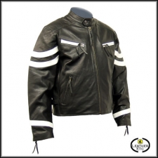 Racing Jacket With White Stripes Racing Jacket With White Stripes