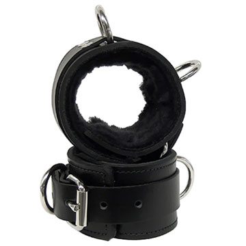 Rolled Edge Double Ankle + Wrist Restraints [D-Ring]