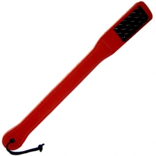 Slapper In Red Leather With Black Studs Slapper In Red Leather With Black Studs