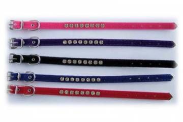 Velvet Wristband With Rhinestones