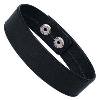 Black Leather Fetish Armband