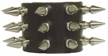 Large Spikes Fetish Wristband