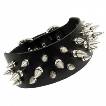 Collar With Small And Large Spikes
