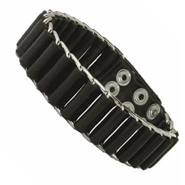 Black Leather Fetish Armband