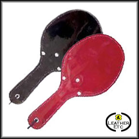 Shiny Patent Leather Bondage Paddle