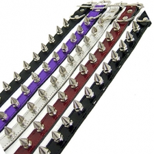 Leather Collar With Unique Spikes Leather Collar With Unique Spikes