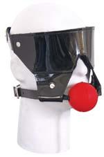 Black Patent Blindfold With Ball Gag