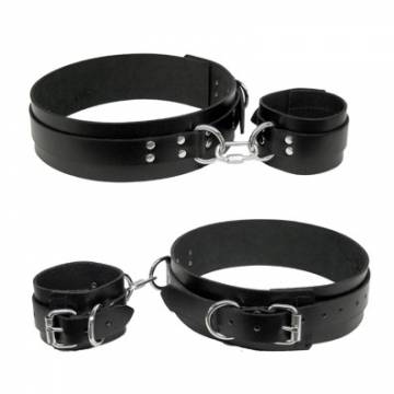 Thigh To Wrist Bondage Restraint Pair