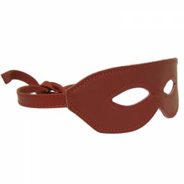 Bandit Mask In Red Leather