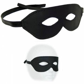 Bandit Mask In Black Leather