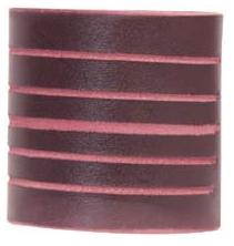 Wristband With Carved Stripes