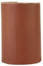 Honey Or Black Leather Plain Wristband