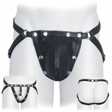 Jock With Cock Ring Strap