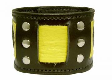 Weaving Leather Colorful Wristband