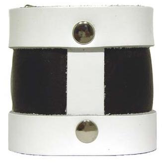 Two Straps Leather Wristband