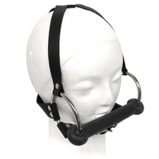 Head Harness With Mouth Bit Gag Head Harness With Mouth Bit Gag