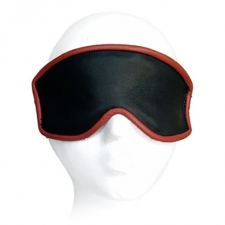 Blindfold With Red Piping And Fleece Lining Blindfold With Red Piping And Fleece Lining