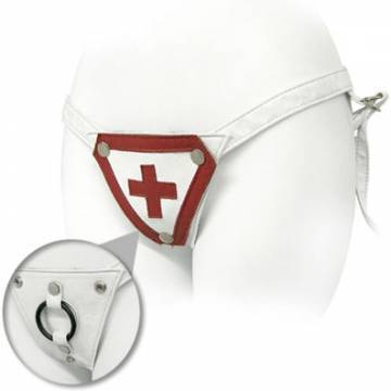 Red Cross Dildo Harness
