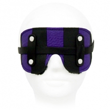 Black/Purple Combination Blindfold - Lined Black/Purple Combination Blindfold - Lined