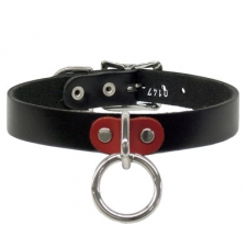 Halter Ring Collar In Genuine Leather Halter Ring Collar In Genuine Leather