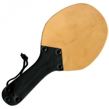Natural/Black Leather Paddle Natural/Black Leather Paddle
