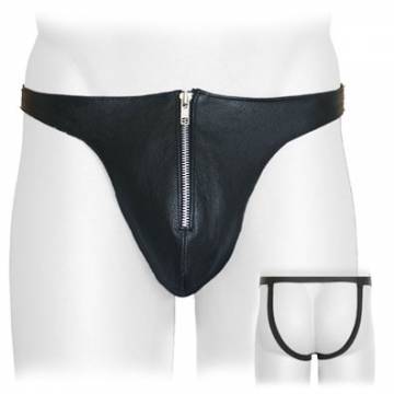 Zipper Jock With Two Strap Back