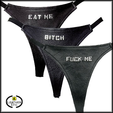 ID G String | BITCH | EAT ME | FUCK ME