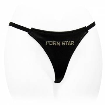 Leather G String With Porn Star ID