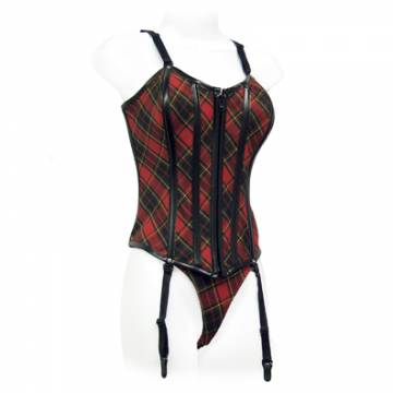 G String In Plaid Fabric