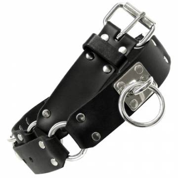 Bondage Belt With Tie Rings