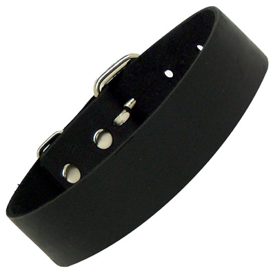 Black Leather Buckle Armband