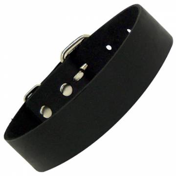 Black Leather Buckle Armband