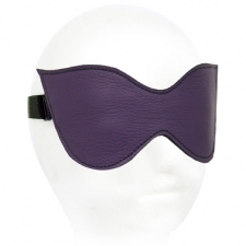 Purple Leather Reversible Blindfold Purple Leather Reversible Blindfold