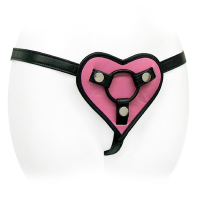 Pink strapon hotsell harness