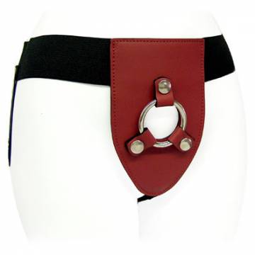 Red Strap On With Wide Elastic Waist Band