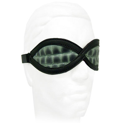 Figure 8 Style Blindfold In ExBl/Blk Leather