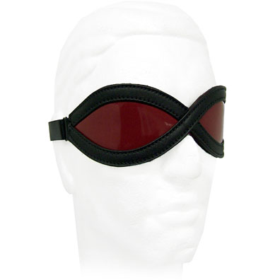 Figure 8 Style Blindfold In Rdpt/Blk Leather