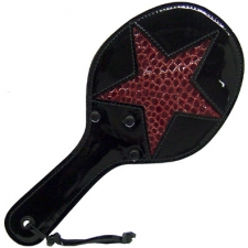 Shiny Black Paddle With Cosmo Star Shiny Black Paddle With Cosmo Star