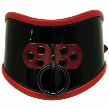 Patent Leather Posture Collar