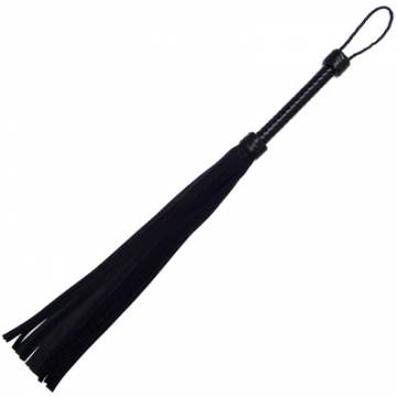 Black Nubuck Leather Flogger