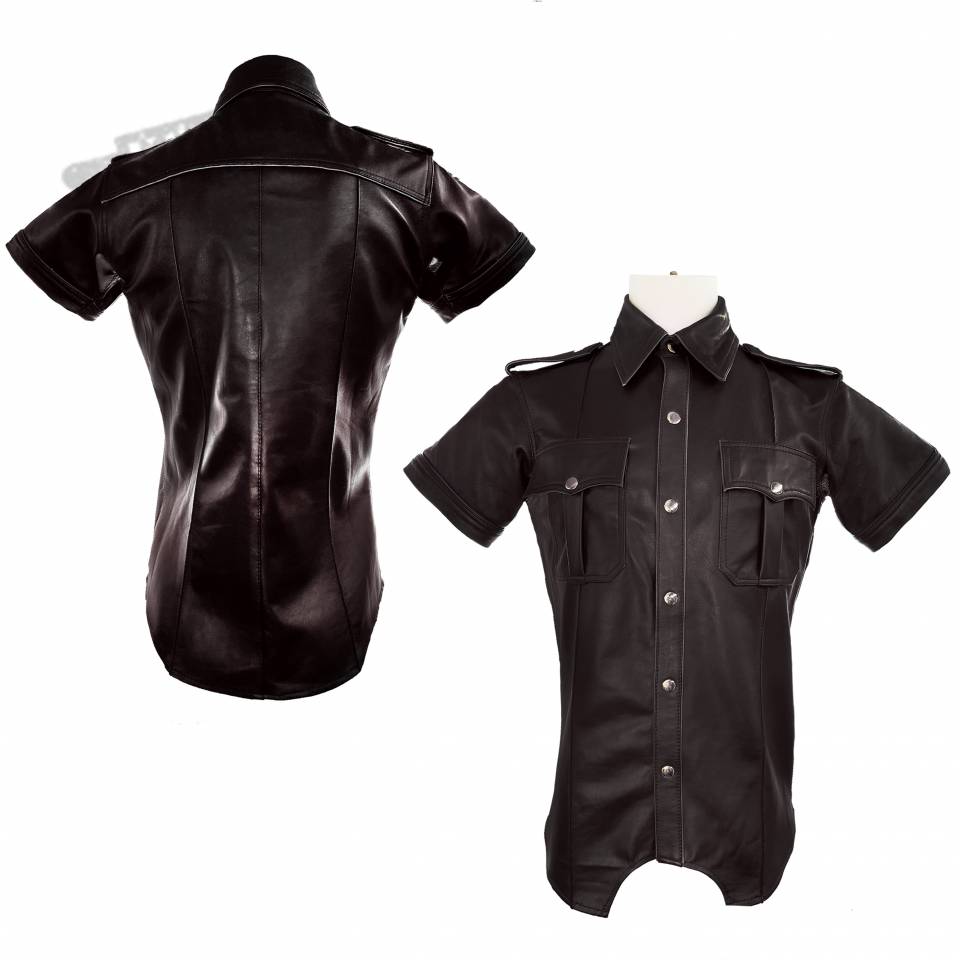 Solid Leather Shirt