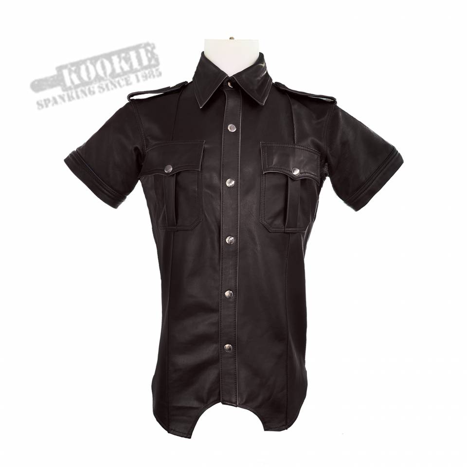 Solid Leather Shirt