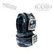Blue Camo Garment Leather Wrist + Ankle Cuffs