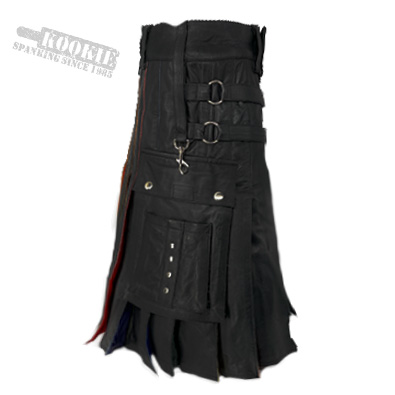 Rainbow Leather Kilt